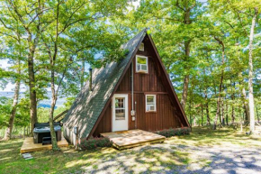 Great Views! A-Frame w Hot Tub, Grill & Fire Pit